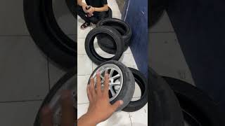 Resiko telat Rolling ban.  jadi Habis Separo #automobile #racing #velgmobil