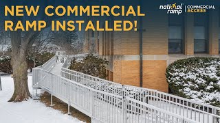 Another commercial ramp installed in the Northeast! | National Ramp