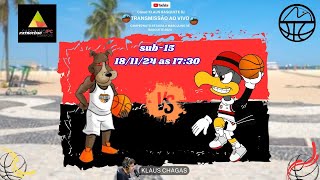 AO VIVO | JOGO DE BASQUETE | SODIÊ MESQUITA VS FLAMENGO SUB-15 4ªs DE FINAIS 18/11/24