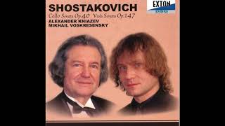 Shostakovich - Cello Sonata Op.40, A. Kniazev and M. Voskresensky.