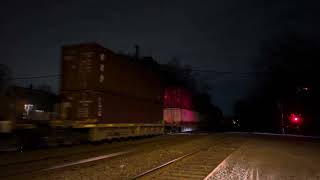 NS 4709 AC44C6M leads NS 269 with a SAAHC hornshow through Piscataway