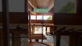 🚨 Lofted ADU POV! #shorts #fyp #construction #design