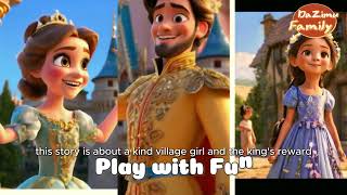 The Kind Village Girl and the King's Reward10| Kids Animated Movies | 3D Animation | Disney Inspired