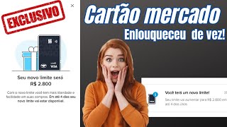 cartão de crédito mercado pago fazendo loucuras com aumento de limite 💥💥