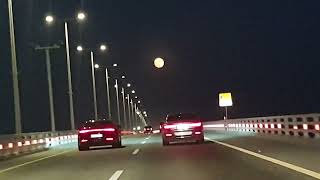 Travel to Bahrain amazing view of Beautiful Moon|😘#outdoor traveling|#viral #youtube #bahrain