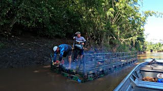 o rio encheu rápido de mais e quase perdemos nosso tablado (rio Miranda)