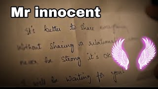 I will be waiting for u  💝💘{ Mr innocent } Teena Bala cute love status Tamil @felixedit856