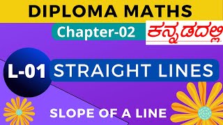 Straight Lines: Diploma First Sem: Slope of a Line