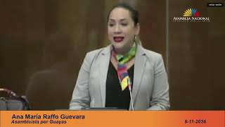 Ana María Raffo | Intervención Pleno nro.977 | 6 de noviembre de 2024 | #FiscalizaciónCasosViolencia