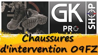 Présentation des Chaussures d'Intervention 09FZ de GKPro.