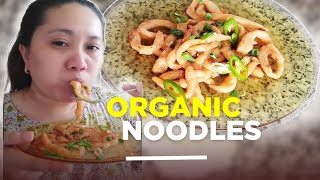 Organic noodles healthy na at madali lang gawin sa bahay try mo na!