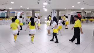 Cumbia Reggaeton Line Dance - Demo By: D'Sisters & Friends LDG @iraweisburd #linedance