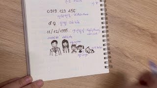 Học tiếng Hàn qua hình ảnh tự vẽ #1 - Learning Korean by drawing