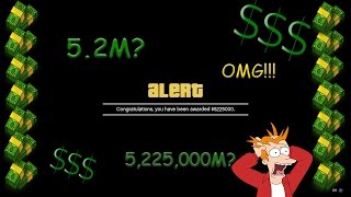 GTA 5 Rockstar awarded me for $5,225,000?!