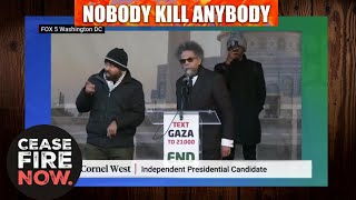 Dr. West Calls Out Oligarchy On Palestine At March On Washington