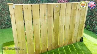 Supreme Board Fence Panel (6ft x 4ft) | eDecks