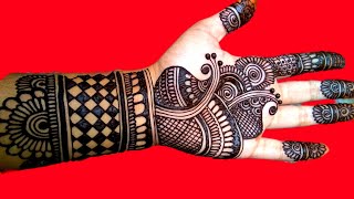 Very easy mehndi design full hand |Step by step bridal mehndi|Latest mehndi design fronthand mehndi