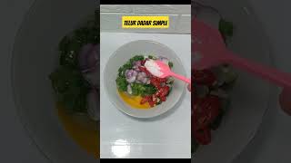 TELUR DADAR SIMPLE #telurdadar #telurdadarcrispy #telurdadarenak #shortsvideo #feedshorts