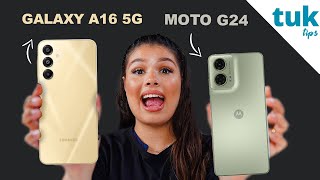 Galaxy A16 vs moto G24 Qual é o melhor para COMPRAR em 2025? comparativo