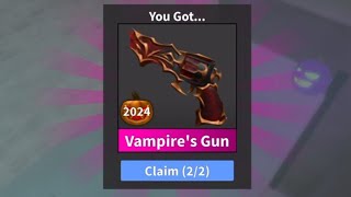 I GOT THE NEW VAMPIRES GUN IN ROBLOX MM2