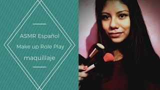 ASMR Español Roleplay - Doing your makeup / maquillandote para una cita