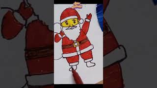 Merry Christmas | Christmas special drawing | Santa Claus colouring | #shorts