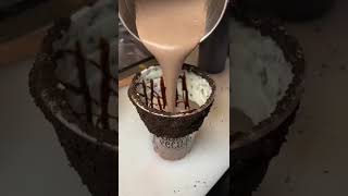 Oreo & Nutella Chocolate ASMR Milkshake #shorts