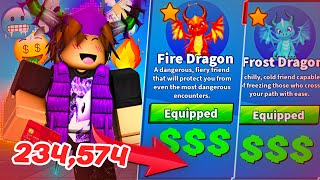 I SPENT $234,574 on The DRAGON SWORDS in BLADE BALL 😍