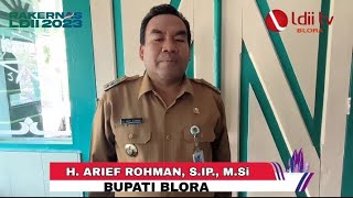 Bupati Blora Berikan Ucapan Rakernas LDII Tahun 2023