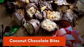 Easy and quick chocolate but , Homemade bounty bites