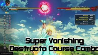 Xenoverse 2 Combo Super Vanishing Destructo Course