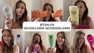 BİTEN ÜRÜNLERİM | SEVDİKLERİM - SEVMEDİKLERİM {1} #bitenler #tavsiyeler #bitenürünler #vlog