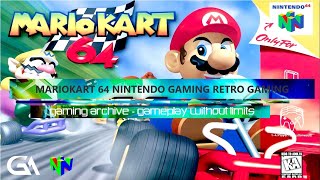 Mariokart 64 Gameplay by Regan - Retro Gameplay 1996 Nintendo Gaming N64 Mario Kart 64 Nintendo 64