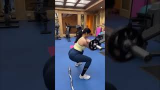 Actress Ritika Singh's latest hot Late night workout at home