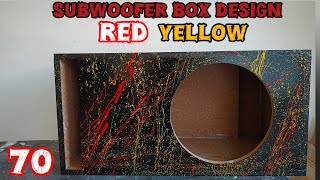 ساخت باکس ساب  70  لیتری   || درست کردن باکس ساب  || How to making subwoofer box