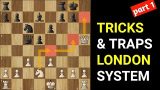 Top 5 Traps Of London System || Opening Traps For White || Chess Tricks To Win Fast