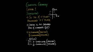 MATHEMATICS || Coordinate Geometry | Lecture 1 | #maths