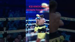 KSI knocked down Fournier with ELBOW PUNCH??? 😱🥊👀🤯