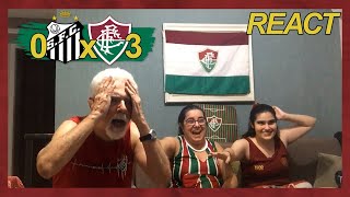 FAMÍLIA TRICOLOR REAGE A 0 SANTOS X 3 FLUMINENSE - CAMPEONATO BRASILEIRO 2023