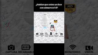 ¿Sabían que existe un foco con cámara y wi-fi? #fypシ゚viral #tecnologia #viralvideo #fyp