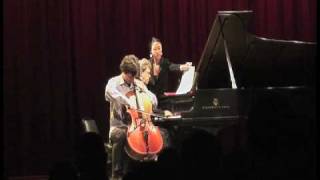 Antonio Lysy & Pascal Rogé live in NYC at Symphony Space on Sept. 2009 part 4 out of 6