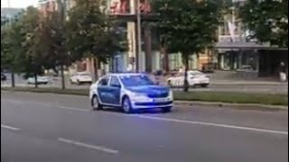 *FAST CALL* Slicktop police car responding in Tartu