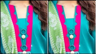 How to make neck designing on Kurtis and kameezs