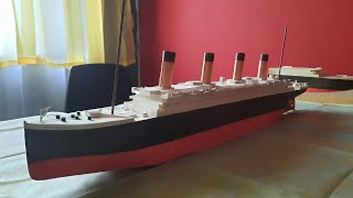 Titanic scale model (hand made).