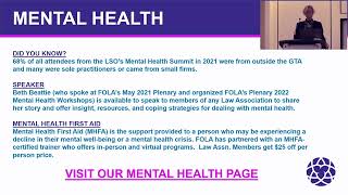 REPORT FROM FOLA EXECUTIVE DIRECTOR