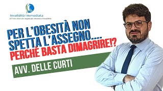 Per l'obesità non spetta l'assegno perché basta dimagrire!?