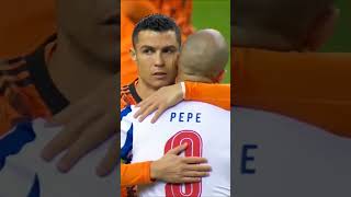 Ronaldo and pepe friendship//