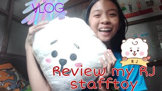 Review my RJ Stafftoy (BT21)  | Gerrie Andrea Longno💜 Vlog 1