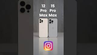 iPhone 12 Pro Max, iPhone 15 Pro Max instagram uygulama testi #shorts