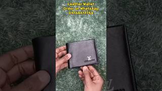 Black Louis Vuitton Mens Wallet | Leather Wallet #wallet #fashion